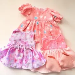 1ハンドメイド着せ替え服 メルちゃん ソランちゃん レミンちゃん
