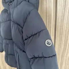 美品プチバトーネイビーダウン紺色104センチコートジャケットアウター
