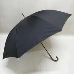 ポロ ラルフローレン ジャガード織 長傘 雨傘 黒 ブラックのサムネイル