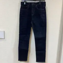 ダークブルースキニーデニム ハイウエスト