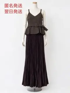 送料込み☆ dazzlin 異素材ジャンパスカート　ワンピース