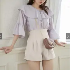 GRL ハイウエストタックショートパンツ[gm457]タグ付き