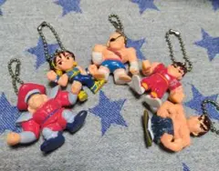 中古・レトロ★ストリートファイター★キーホルダー★5体セット
