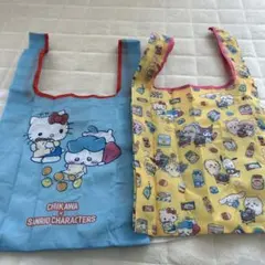 はちわれ　サンリオ　ちいかわ　ガチャ　エコバッグ
