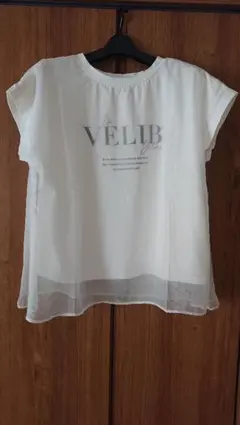 ☆グレディブリリアン☆ロゴプリント シアーレイヤード 半袖Tシャツ