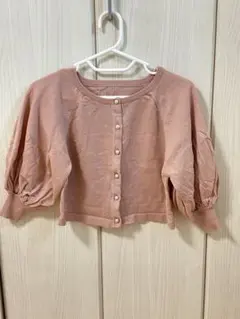 グレイル　バルーンスリーブ ピンク 半袖ニット F