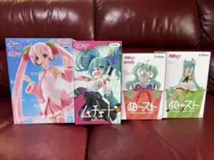 初音ミク フィギュア 4体セット まとめ売りのサムネイル