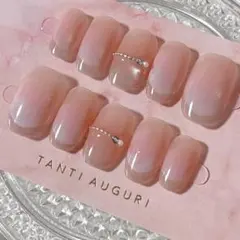 [Ｂ品]ピンクネイル シンプルネイル 上品ネイル オフィスネイル