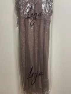 【LEJA】花柄総レースパフスリーブウエストリボン ドレス パーティ ワンピース