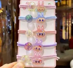 ラブブヘアゴム　5本　キッズ　こども　髪ゴム　新品