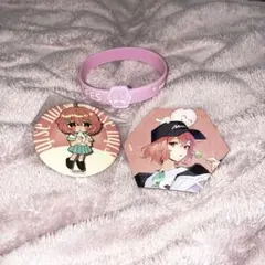 nqrseマグネットシート 大妖怪 なるせ ローソンコラボ 缶バッジ