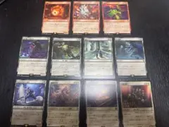MTG FF ホログラム エラーカード 11枚　統率者デッキ　コマンダーのサムネイル