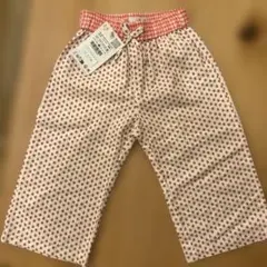 赤い小花柄 パンツ 2-3歳用　ZARA kids