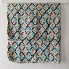 【三連休限定値下げ！】生地　和風生地　和風柄　グリーン系　110cm✕200cm