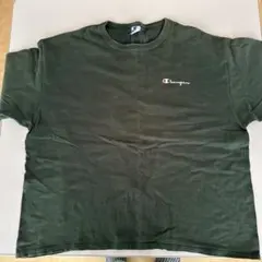 Champion ダークグリーン Tシャツ