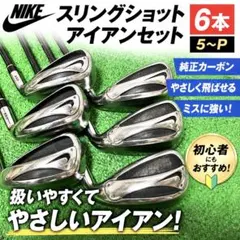 ナイキ スリングショット アイアン 6本 5-P 純正カーボン 初心者のサムネイル