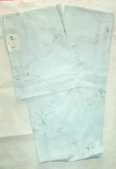 絽洗える着物　グリンがかった水色　Lのサムネイル