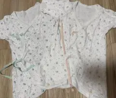前開き肌着 2枚セット 60-70