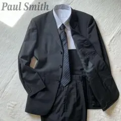 ポールスミス ロンドン ブラック シンプル シャドーストライプ L スーツ