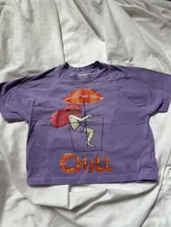 SAUCE キッズ Tシャツ パープル CHILLプリントのサムネイル
