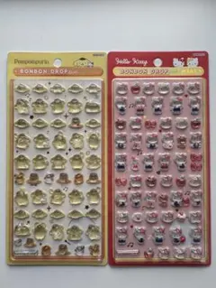 【正規品】ボンボンドロップシールmini キティ　ポムポムプリン　サンリオ