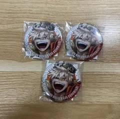 ヒロアカ 爆豪勝己 十傑 全サ ジャンプGIGA キャラカード 缶バッジ