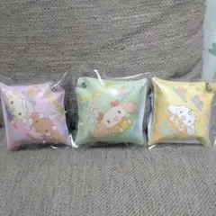 3点セット！　くら寿司　シナモロールクッションチャーム