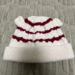 ジェラートピケ　ベビー　ニット帽　防寒