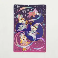 香港ディズニーランド　チップ&デール　カード