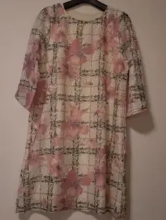 CORAL　七分袖花柄チュニック　M〜Lのサムネイル