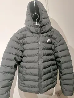 Nike 黒フード付きダウンジャケット Sサイズ　子供・女性用
