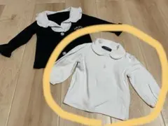 りも様専用　白と紺　長袖トップス2点セット