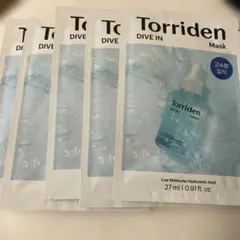 Torriden DIVE IN Mask 27ml 5枚セット
