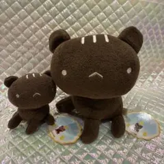 シナダ　平成レトロ　しまにゃー　親子　ぬいぐるみ　マスコット