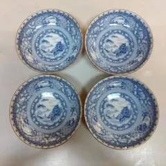 古伊万里 富楽 染付花唐草山水画 有田焼 小皿5客揃 取り皿 | Mercari