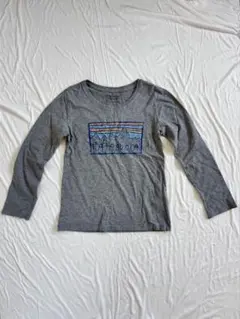 patagonia 長袖 Tシャツ キッズS 130cm オーガニックコットン