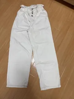 OLIVE des OLIVE デニムワイドパンツ ホワイト Fサイズのサムネイル