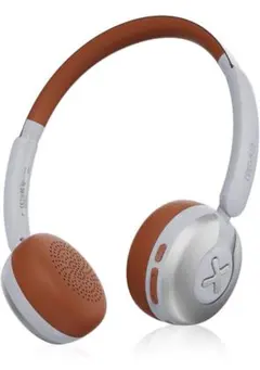 ワイヤレスヘッドホンBluetooth5.4日本語音声Type-C充電 ブラウン