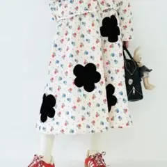 imakokoni お花パッチワークキルティングスカート