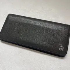 ダンヒル　長財布　メンズ　裏地柄　ウォレット　小銭　お札入れ　カード入れ