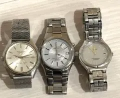 SEIKO.citizen腕時計まとめ売り3点