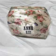 新品 ANNA SUI 花柄 ポーチ ピンク 薔薇
