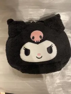 サンリオ　クロミ　クロミちゃん　手持ち付き フェイス型ポーチ