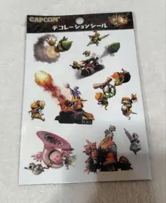 【新品未開封】モンスターハンター4Gデコレーションシール「オトモ合体技」アイルー