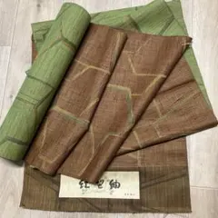 n*a様 高級化繊●紅型紬●紬●着尺●反物