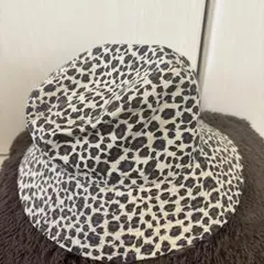 ヒョウ柄 コットン バケットハット