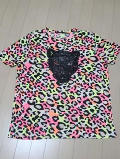 希少アーカイブ】ジョンガリアーノ ヒョウ柄 Tシャツ Y2K パンク 00s