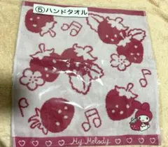 マイメロディ50周年1番くじ　ハンドタオル　ハンカチ　マイメロクジ　サンリオクジ