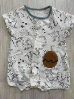 恐竜柄ロンパース 50-60cm