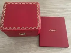 【カルティエ】【ケースのみ、クリーナー付き】ジュエリーボックス